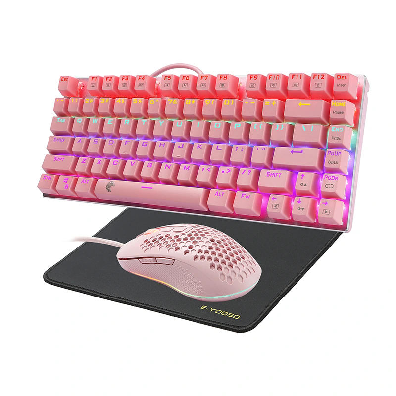 Huo Ji утасгүй тоглоомын тоглоомын механик гар: Хамгийн сайн 81-Key Gaming Comper