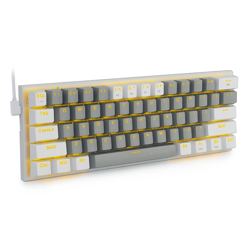 61 Түлхүүр 60% Утастай LED механик тоглоомын гар