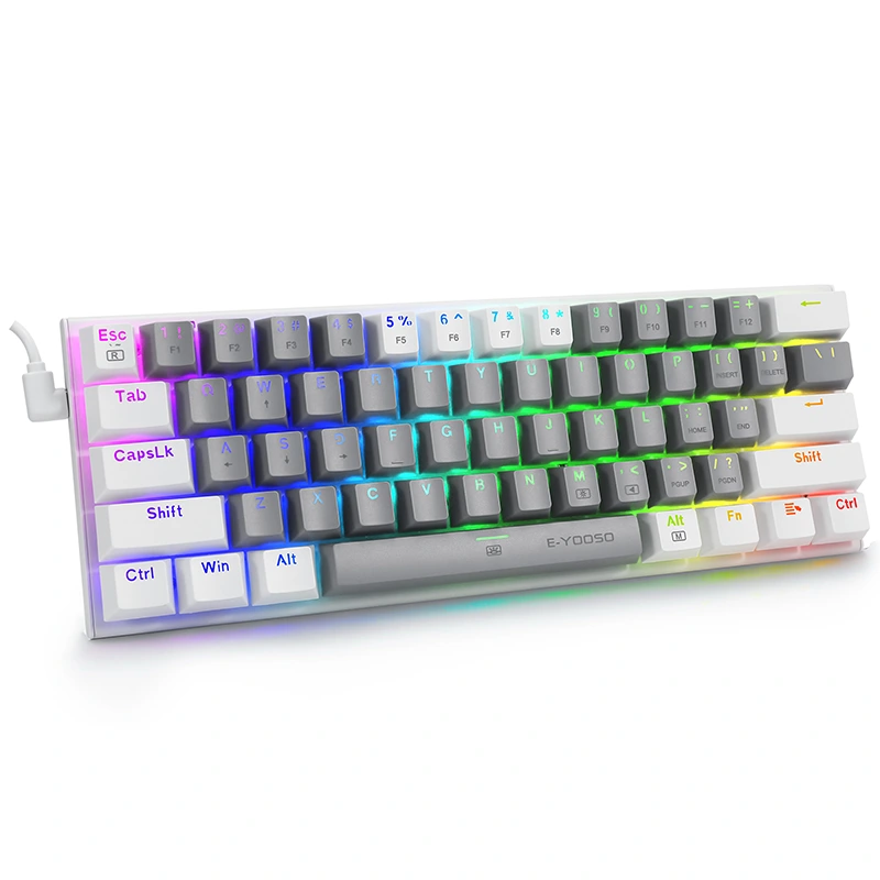 61Keys 60% RGB WIRD-ийн утастай тоглоомын механик гар