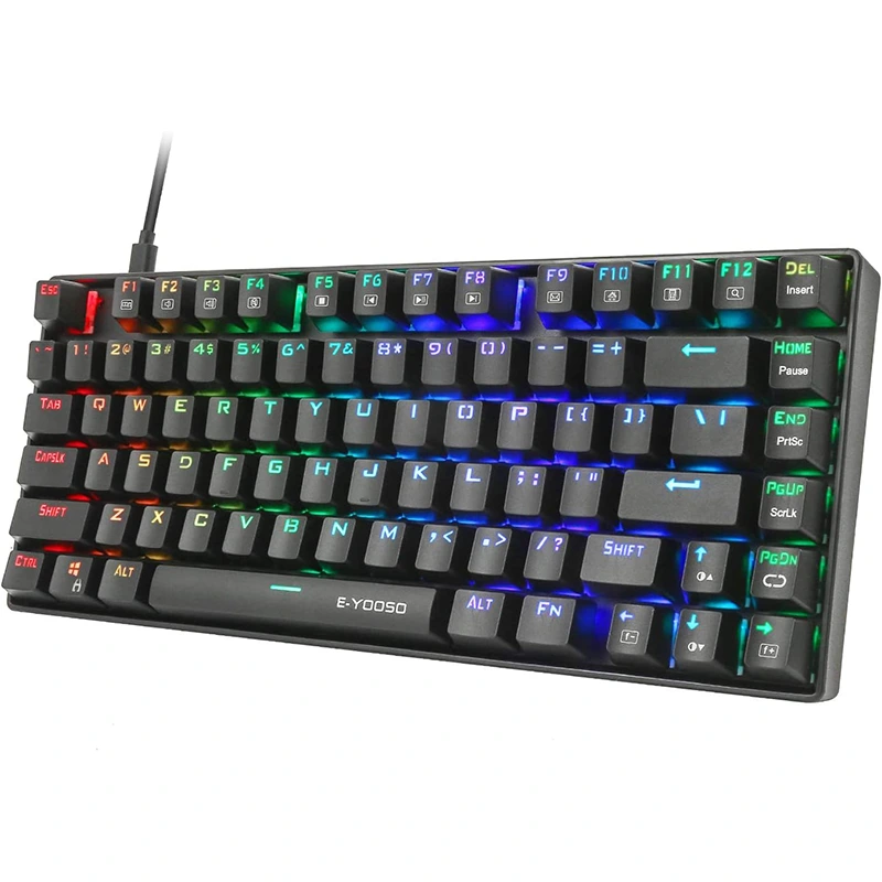 Усны хамгаалалттай 81 товчлууртай RGB механик тоглоомын гар