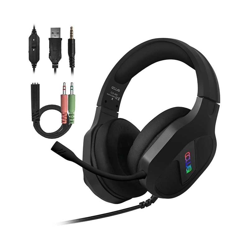 Тоглоомын чихэвч 3.5мм утастай RGB тохируулж болно