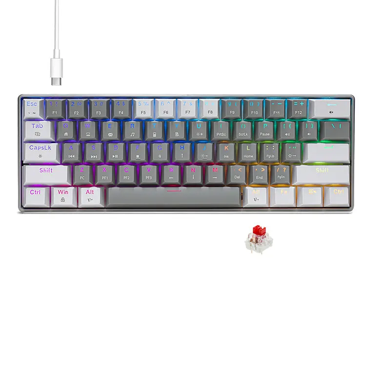 Зөөврийн 60% механик утастай тоглоомын гар