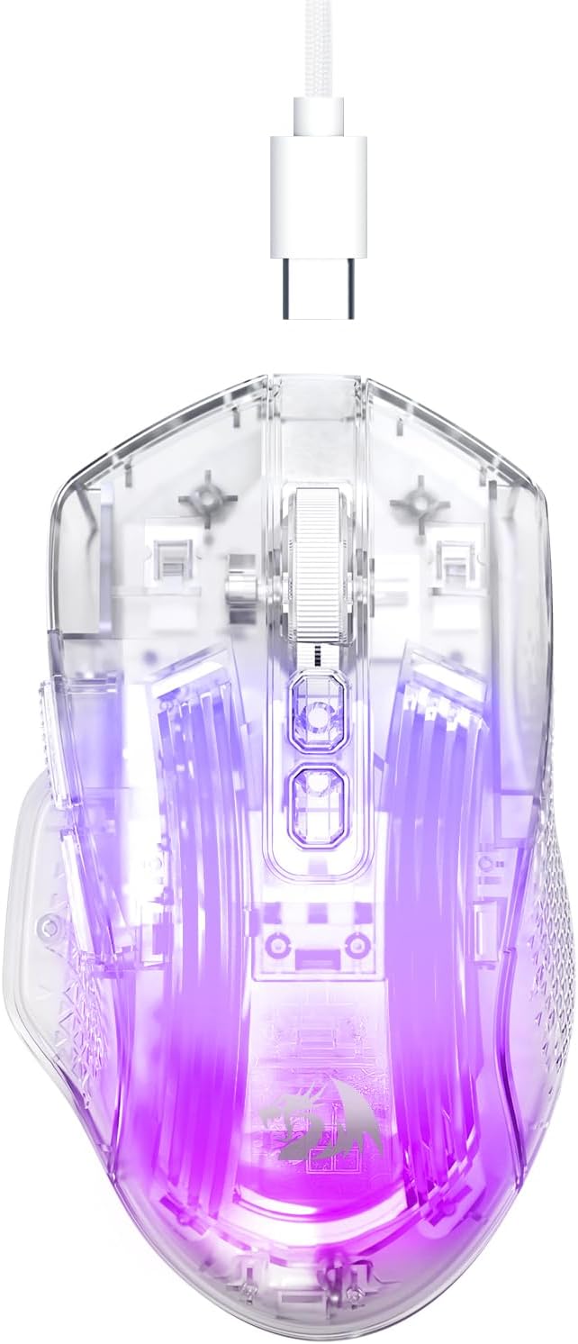 White M695CE 24,000 DPI 8 RGB 8 RGB LED BAD BAVER MOVERED MOVERDED MODLED MODLING MOUPLE